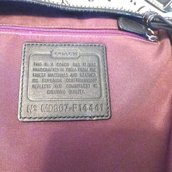 COACH - 2009 Crossbody Canvas and Leather - Picture 15 of 16